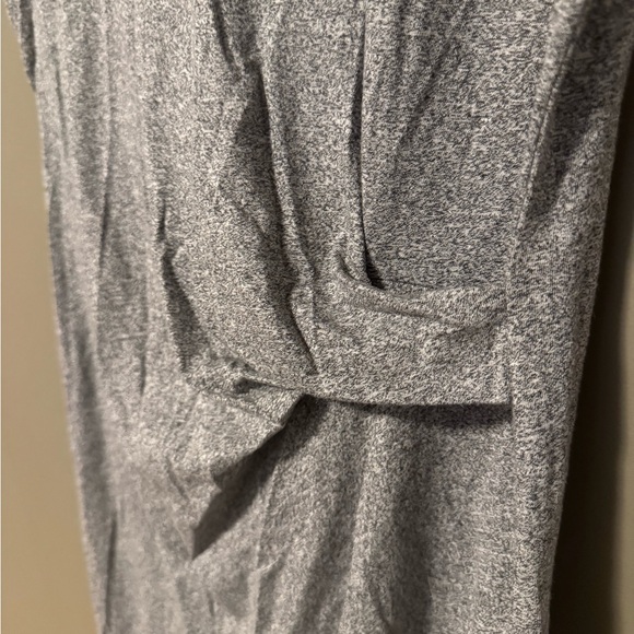 Gap Cinnched T-Shirt Dress Heathered Grey Size S - Picture 5 of 5